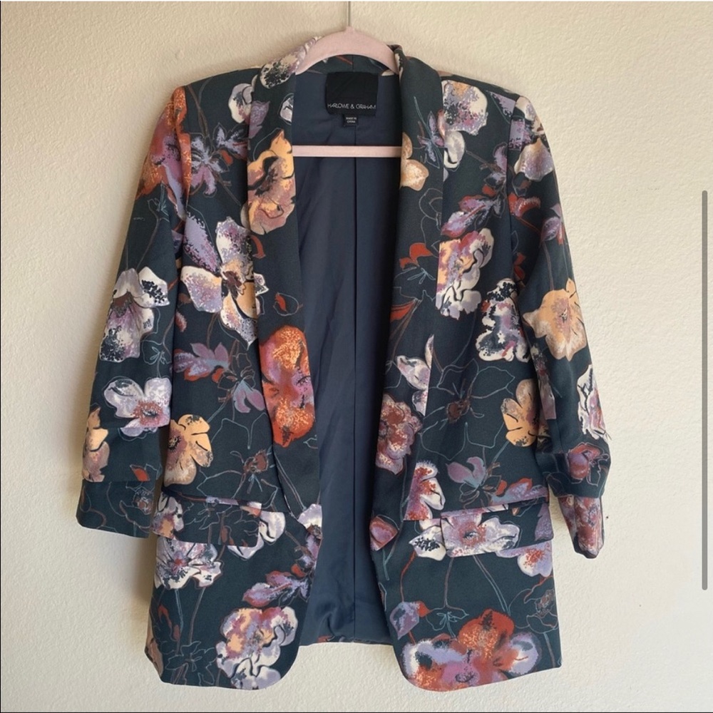 Harlowe & Graham floral blazer